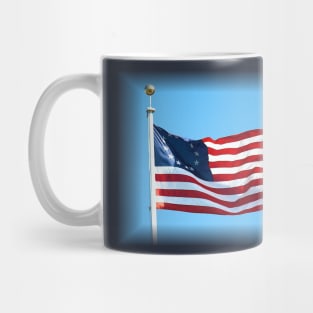 USA Betsy Ross Flag Waving First United States Flag Vote Election 102 Mug